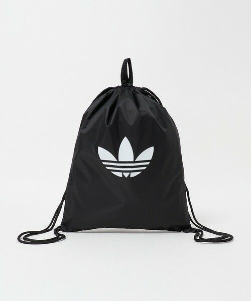 green label relaxing / グリーンレーベル リラクシング リュック・バックパック | ＜adidas Originals＞アディカラー ジムサック / キッズ（BLACK）