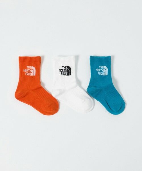 green label relaxing / グリーンレーベル リラクシング ソックス | ＜THE NORTH FACE＞ロゴ 3P クルーソックス / キッズ 16cm-18cm（その他2）
