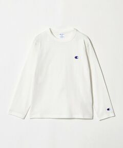 green label relaxing / グリーンレーベル リラクシング カットソー | 【WEB限定】＜Champion＞ワンポイント ロングスリーブ Tシャツ / キッズ 140cm-160cm