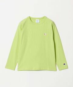 green label relaxing / グリーンレーベル リラクシング カットソー | 【WEB限定】＜Champion＞ワンポイント ロングスリーブ Tシャツ / キッズ 140cm-160cm