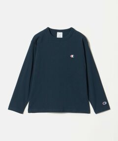 green label relaxing / グリーンレーベル リラクシング カットソー | 【WEB限定】＜Champion＞ワンポイント ロングスリーブ Tシャツ / キッズ 140cm-160cm