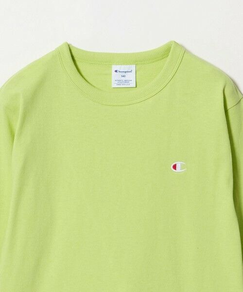 green label relaxing / グリーンレーベル リラクシング カットソー | 【WEB限定】＜Champion＞ワンポイント ロングスリーブ Tシャツ / キッズ 140cm-160cm | 詳細5