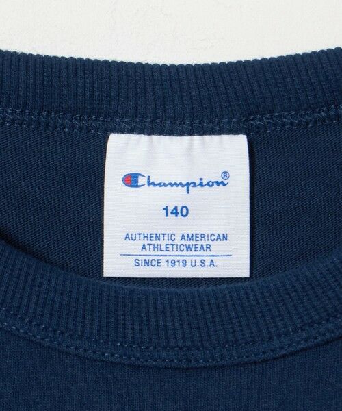 green label relaxing / グリーンレーベル リラクシング カットソー | 【WEB限定】＜Champion＞ワンポイント ロングスリーブ Tシャツ / キッズ 140cm-160cm | 詳細13