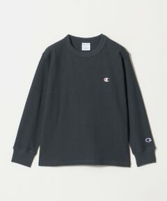 green label relaxing / グリーンレーベル リラクシング カットソー | 【WEB限定】＜Champion＞ワッフル ロングスリーブ Tシャツ / キッズ 140cm-160cm