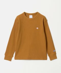 green label relaxing / グリーンレーベル リラクシング カットソー | 【WEB限定】＜Champion＞ワッフル ロングスリーブ Tシャツ / キッズ 140cm-160cm