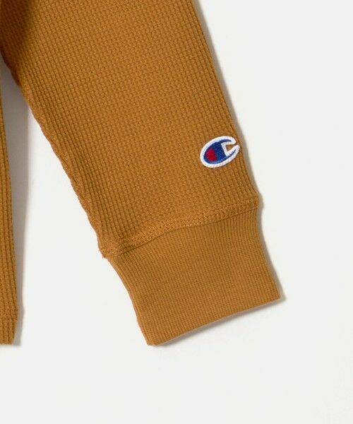 green label relaxing / グリーンレーベル リラクシング カットソー | 【WEB限定】＜Champion＞ワッフル ロングスリーブ Tシャツ / キッズ 140cm-160cm | 詳細5