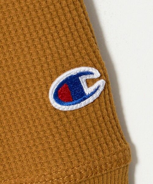 green label relaxing / グリーンレーベル リラクシング カットソー | 【WEB限定】＜Champion＞ワッフル ロングスリーブ Tシャツ / キッズ 140cm-160cm | 詳細7