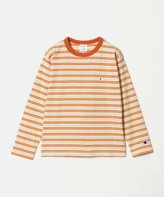 green label relaxing / グリーンレーベル リラクシング カットソー | ＜Champion＞ボーダー ロングスリーブ Tシャツ / キッズ 140cm-160cm
