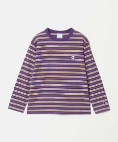 green label relaxing / グリーンレーベル リラクシング カットソー | ＜Champion＞ボーダー ロングスリーブ Tシャツ / キッズ 140cm-160cm