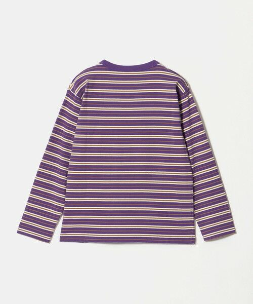 green label relaxing / グリーンレーベル リラクシング カットソー | ＜Champion＞ボーダー ロングスリーブ Tシャツ / キッズ 140cm-160cm | 詳細3