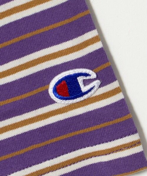 green label relaxing / グリーンレーベル リラクシング カットソー | ＜Champion＞ボーダー ロングスリーブ Tシャツ / キッズ 140cm-160cm | 詳細7