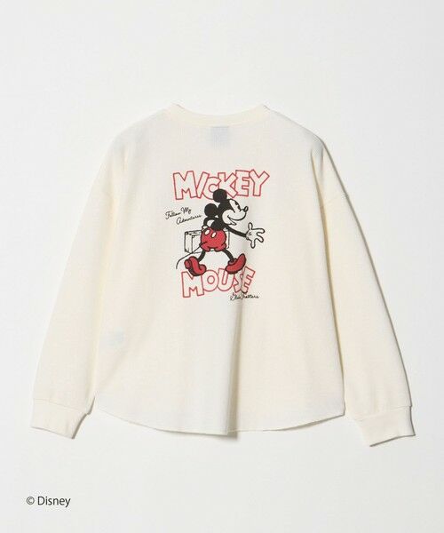 green label relaxing / グリーンレーベル リラクシング カットソー | 【別注】＜URBAMENT＞ミッキーマウス ロングスリーブ Tシャツ / キッズ 140cm-150cm | 詳細1
