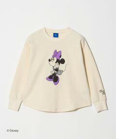 green label relaxing / グリーンレーベル リラクシング カットソー | 【別注】＜URBAMENT＞ミニーマウス ロングスリーブ Tシャツ / キッズ 140cm-150cm