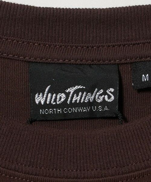 green label relaxing / グリーンレーベル リラクシング カットソー | 【別注】＜WILD THINGS＞プリント ロングスリーブ Tシャツ / キッズ 140cm-160cm | 詳細11