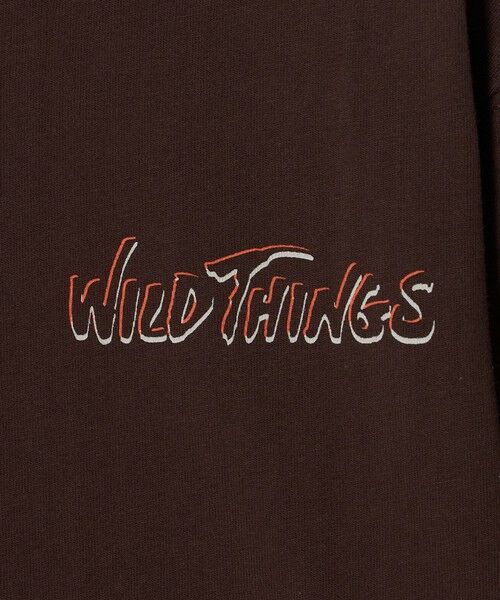 green label relaxing / グリーンレーベル リラクシング カットソー | 【別注】＜WILD THINGS＞プリント ロングスリーブ Tシャツ / キッズ 140cm-160cm | 詳細8