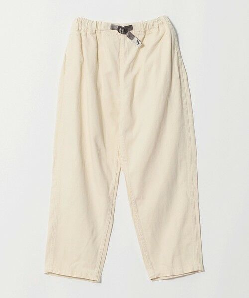 green label relaxing / グリーンレーベル リラクシング その他パンツ | 【別注】＜GRAMICCI＞ワイドテーパードパンツ / キッズ 140cm-150cm（OFF WHITE）