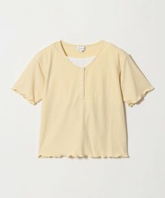 green label relaxing / グリーンレーベル リラクシング カットソー | テレコ ヘンリーネック Tシャツ / キッズ 140cm-160cm