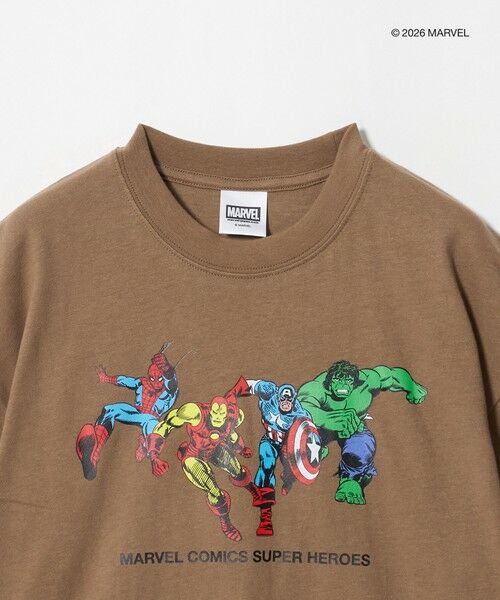 green label relaxing / グリーンレーベル リラクシング カットソー | 【別注】＜URBAMENT＞MARVEL Tシャツ / キッズ 140cm-150cm | 詳細10