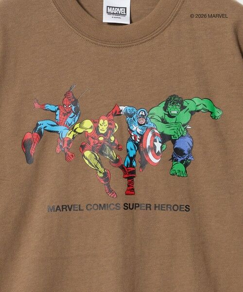green label relaxing / グリーンレーベル リラクシング カットソー | 【別注】＜URBAMENT＞MARVEL Tシャツ / キッズ 140cm-150cm | 詳細11