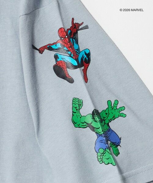 green label relaxing / グリーンレーベル リラクシング カットソー | 【別注】＜URBAMENT＞MARVEL Tシャツ / キッズ 140cm-150cm | 詳細17