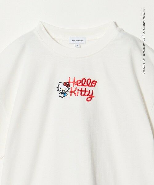 green label relaxing / グリーンレーベル リラクシング カットソー | 【別注】＜Sanrio＞モチーフ ショートスリーブ Tシャツ / キッズ 140cm-150cm | 詳細4