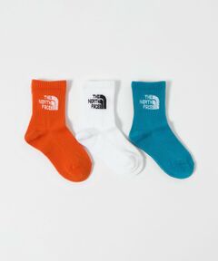 green label relaxing / グリーンレーベル リラクシング ソックス | ＜THE NORTH FACE＞ロゴ 3P クルーソックス / キッズ 19cm-21cm
