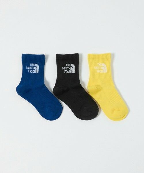 green label relaxing / グリーンレーベル リラクシング ソックス | ＜THE NORTH FACE＞ロゴ 3P クルーソックス / キッズ 19cm-21cm（その他1）