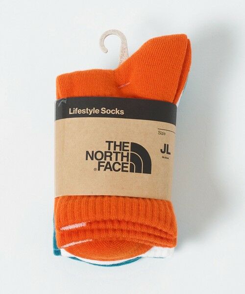 green label relaxing / グリーンレーベル リラクシング ソックス | ＜THE NORTH FACE＞ロゴ 3P クルーソックス / キッズ 19cm-21cm | 詳細19