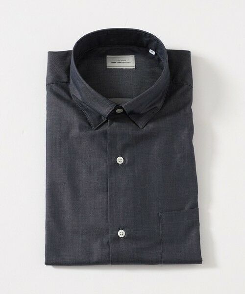 green label relaxing / グリーンレーベル リラクシング シャツ・ブラウス | エブリット コットン ソリッド リラックス スナップ ボタンダウン シャツ -イージーアイロン- | 詳細13
