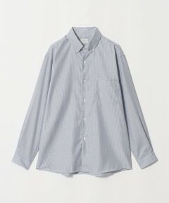green label relaxing / グリーンレーベル リラクシング シャツ・ブラウス | エブリット コットン ストライプ リラックス スナップ ボタンダウン シャツ -イージーアイロン-