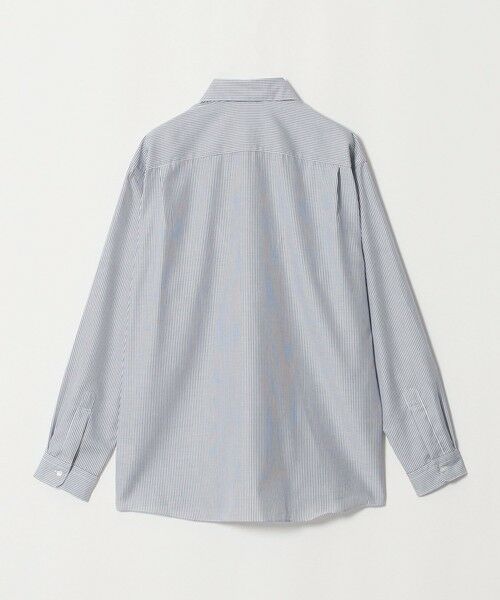 green label relaxing / グリーンレーベル リラクシング シャツ・ブラウス | エブリット コットン ストライプ リラックス スナップ ボタンダウン シャツ -イージーアイロン- | 詳細2