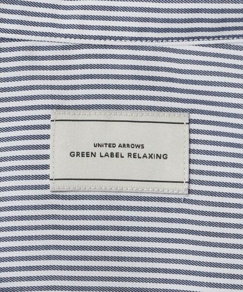 green label relaxing / グリーンレーベル リラクシング シャツ・ブラウス | エブリット コットン ストライプ リラックス スナップ ボタンダウン シャツ -イージーアイロン- | 詳細9