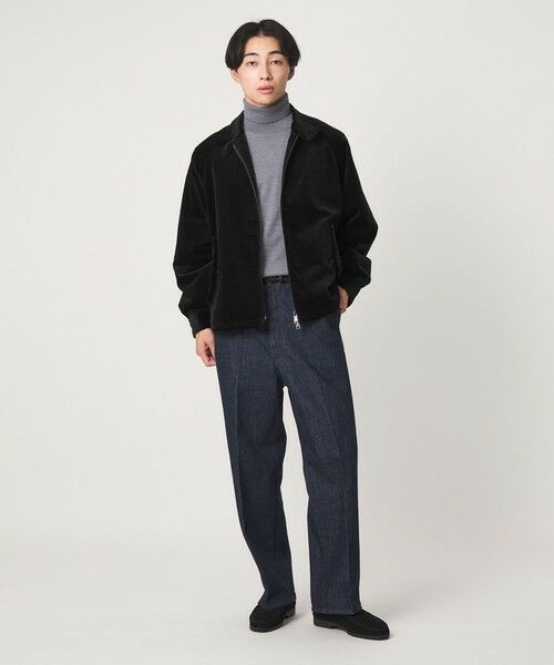green label relaxing / グリーンレーベル リラクシング ブルゾン | 【別注】＜BARACUTA＞GLR ベロア コーデュロイ G4 ドライバーズジャケット ブルゾン | 詳細1