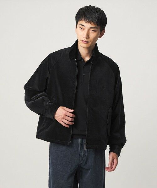 green label relaxing / グリーンレーベル リラクシング ブルゾン | 【別注】＜BARACUTA＞GLR ベロア コーデュロイ G4 ドライバーズジャケット ブルゾン | 詳細3