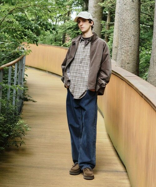 green label relaxing / グリーンレーベル リラクシング ブルゾン | 【別注】＜BARACUTA＞GLR ベロア コーデュロイ G4 ドライバーズジャケット ブルゾン | 詳細7