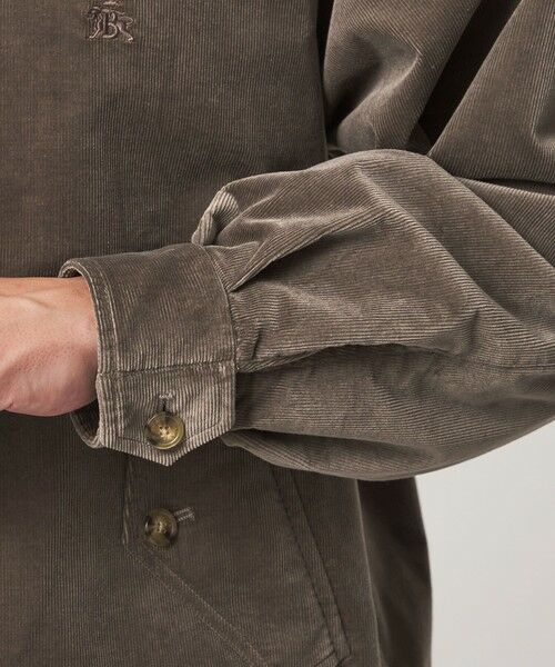 green label relaxing / グリーンレーベル リラクシング ブルゾン | 【別注】＜BARACUTA＞GLR ベロア コーデュロイ G4 ドライバーズジャケット ブルゾン | 詳細13