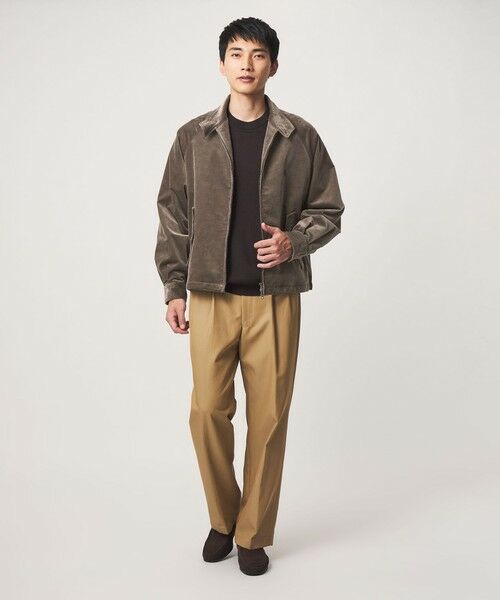 green label relaxing / グリーンレーベル リラクシング ブルゾン | 【別注】＜BARACUTA＞GLR ベロア コーデュロイ G4 ドライバーズジャケット ブルゾン | 詳細8