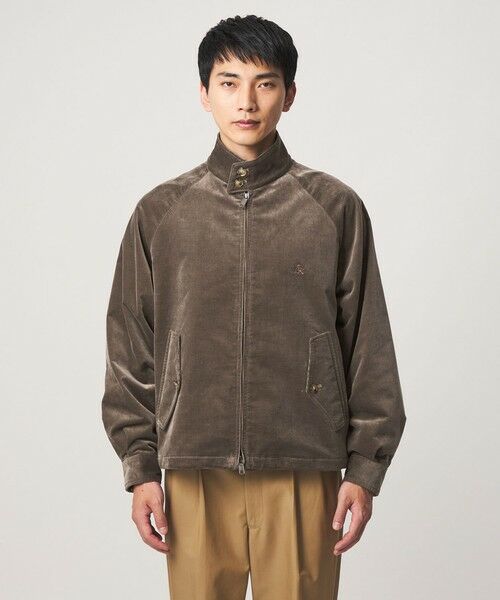 green label relaxing / グリーンレーベル リラクシング ブルゾン | 【別注】＜BARACUTA＞GLR ベロア コーデュロイ G4 ドライバーズジャケット ブルゾン | 詳細9