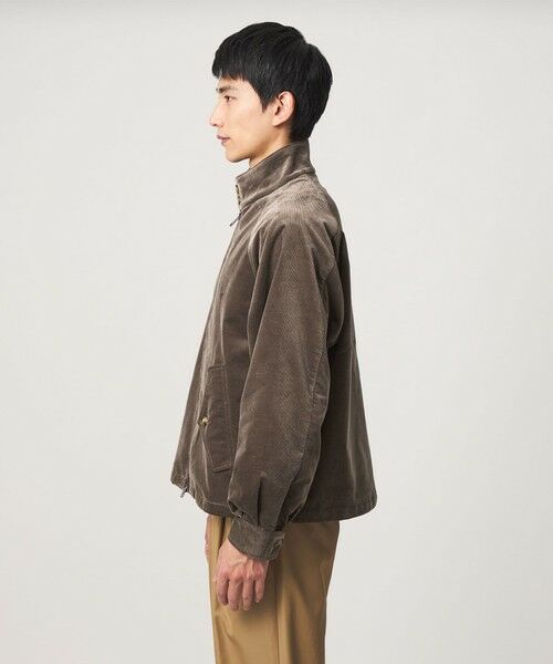 green label relaxing / グリーンレーベル リラクシング ブルゾン | 【別注】＜BARACUTA＞GLR ベロア コーデュロイ G4 ドライバーズジャケット ブルゾン | 詳細10