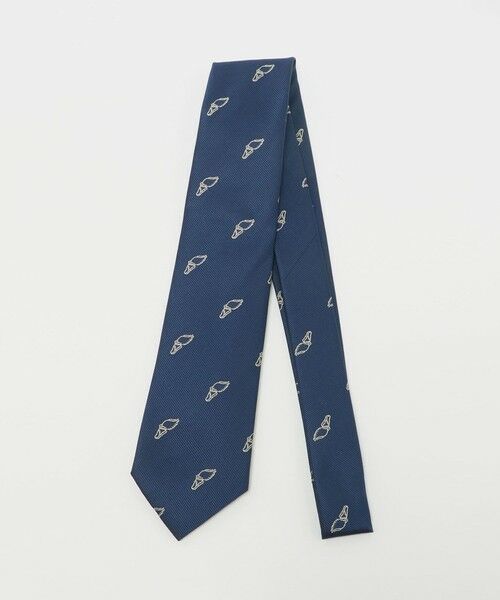 green label relaxing / グリーンレーベル リラクシング ネクタイ | GLR JAPAN TANGO 8.0cm モチーフ1 ネクタイ（NAVY）