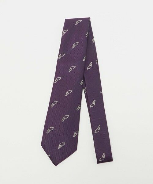 green label relaxing / グリーンレーベル リラクシング ネクタイ | GLR JAPAN TANGO 8.0cm モチーフ1 ネクタイ（PURPLE）