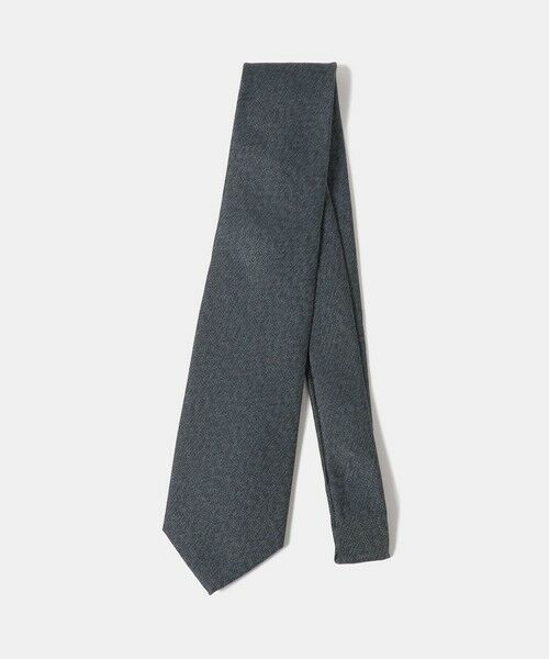 green label relaxing / グリーンレーベル リラクシング ネクタイ | GLR JAPAN VINTAGE 8.0cm ソリッド ネクタイ(DK.GRAY)