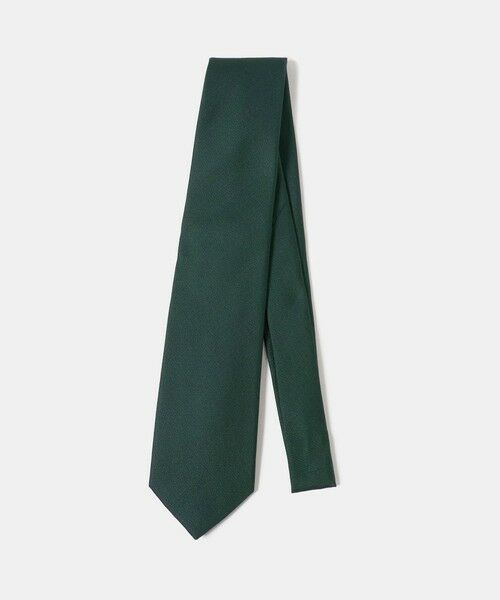 green label relaxing / グリーンレーベル リラクシング ネクタイ | GLR JAPAN VINTAGE 8.0cm ソリッド ネクタイ(DK.GREEN)
