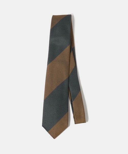 green label relaxing / グリーンレーベル リラクシング ネクタイ | GLR JAPAN VINTAGE 8.0cm ストライプ1 ネクタイ（DK.BROWN）
