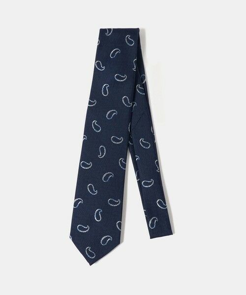 green label relaxing / グリーンレーベル リラクシング ネクタイ | GLR JAPAN VINTAGE 8.0cm ペイズリー ネクタイ（NAVY）