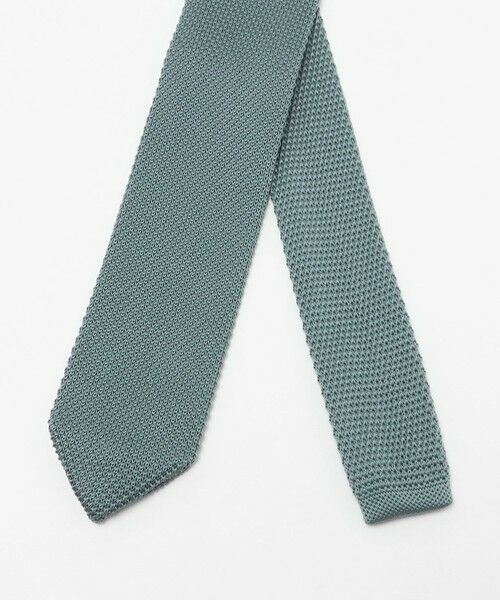 green label relaxing / グリーンレーベル リラクシング ネクタイ | GLR ポリエステル ウォッシャブル ニット ソリッド ネクタイ ニットタイ | 詳細1