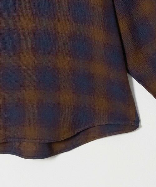 green label relaxing / グリーンレーベル リラクシング シャツ・ブラウス | コットン レーヨン パターン ジャストルーズ レギュラーカラー 長袖 シャツ | 詳細10