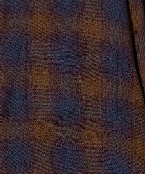 green label relaxing / グリーンレーベル リラクシング シャツ・ブラウス | コットン レーヨン パターン ジャストルーズ レギュラーカラー 長袖 シャツ | 詳細11
