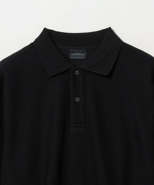 green label relaxing / グリーンレーベル リラクシング ポロシャツ | ワッフル 長袖 ポロシャツ | 詳細1