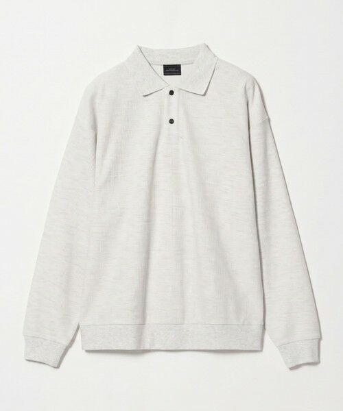 green label relaxing / グリーンレーベル リラクシング ポロシャツ | ワッフル 長袖 ポロシャツ | 詳細4